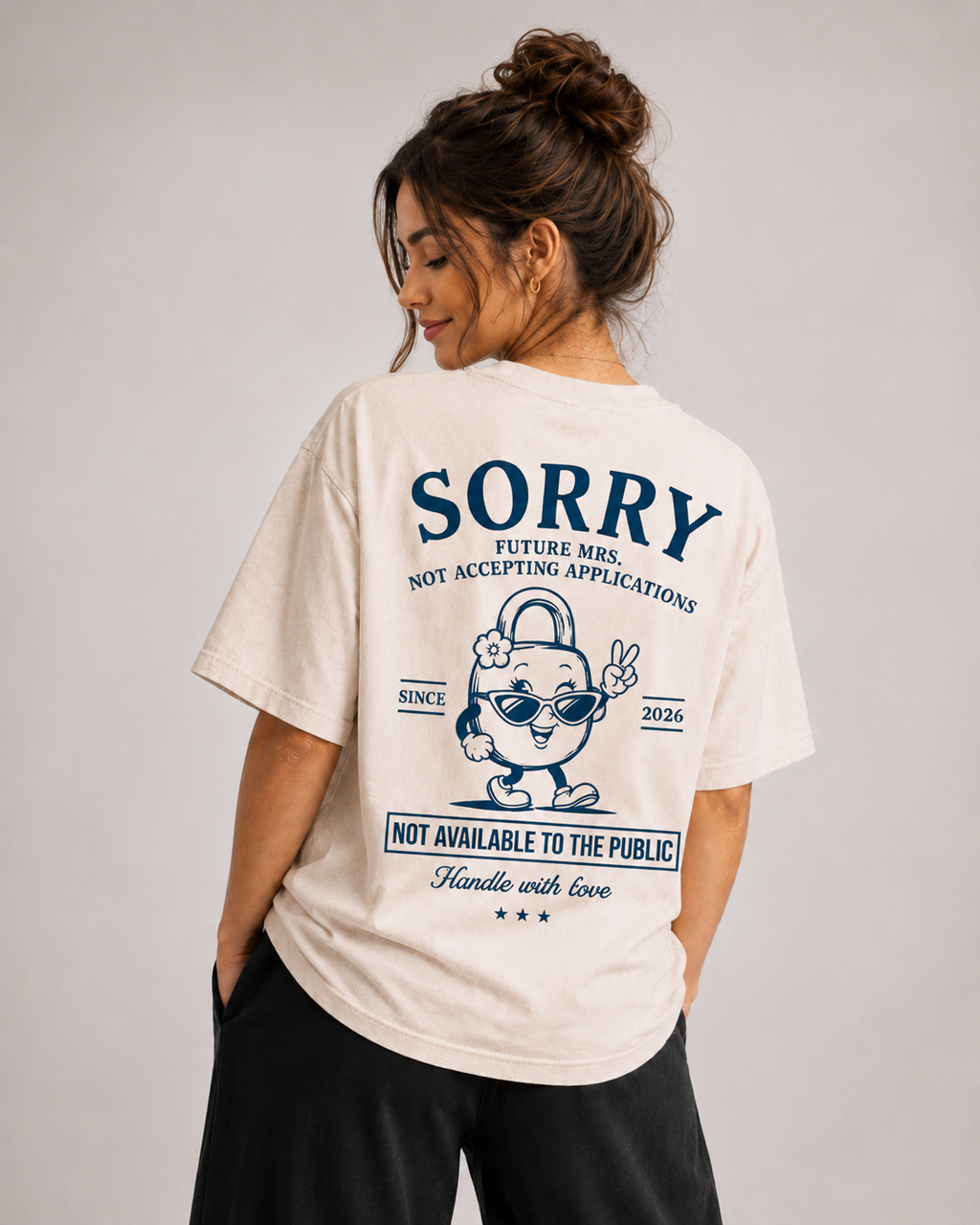 ALREADY TAKEN CLUB OVERSIZED T-SHIRT - CHICA