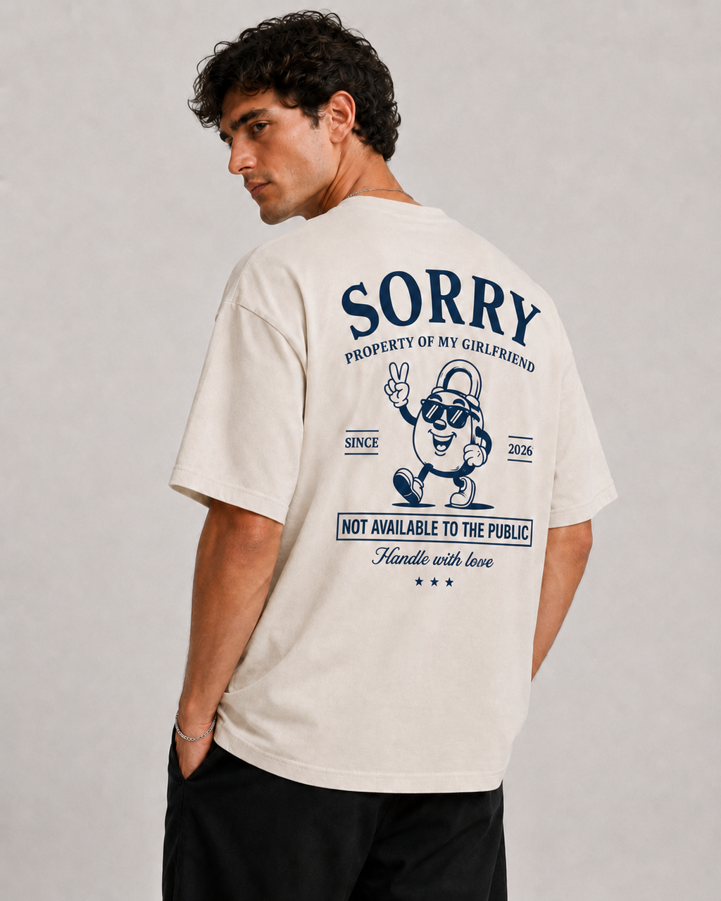 ALREADY TAKEN CLUB OVERSIZED T-SHIRT - CHICO
