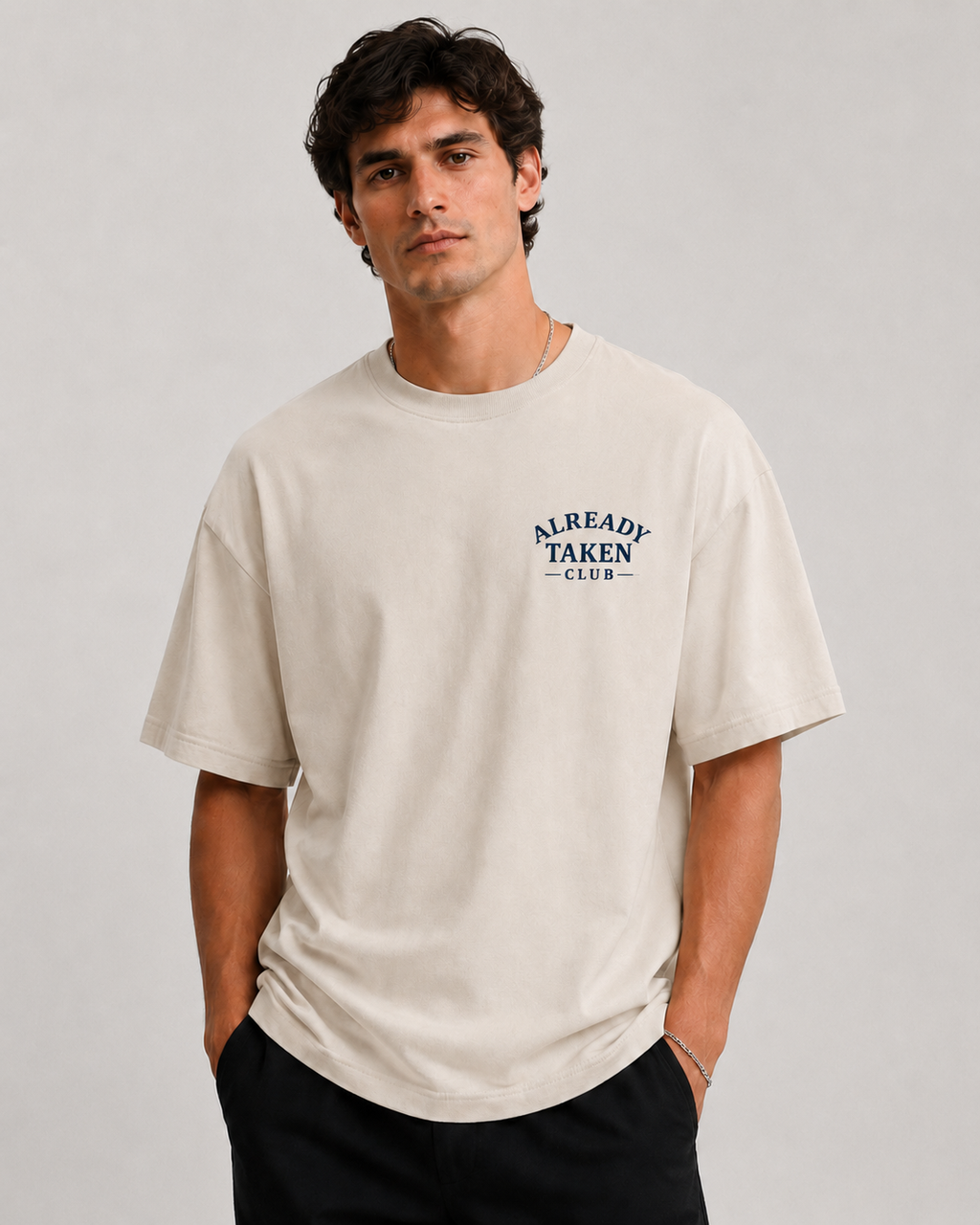 ALREADY TAKEN CLUB OVERSIZED T-SHIRT - CHICO