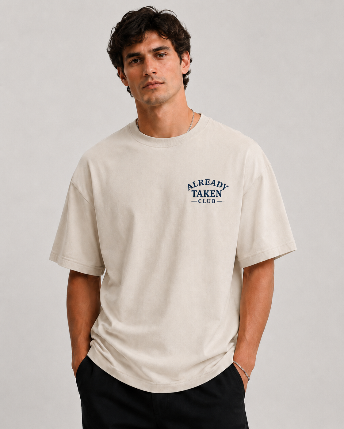ALREADY TAKEN CLUB OVERSIZED T-SHIRT - CHICO